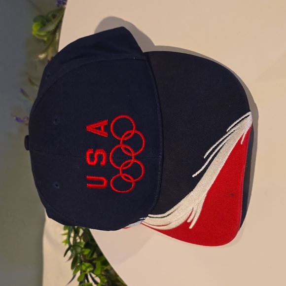 Say's USA on Tag Other - USA Olympics Team Memorabilia Velcro Srapback Hat [ Read Details ]
